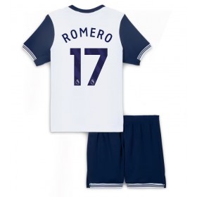 Tottenham Hotspur Cristian Romero #17 Hemmakläder Barn 2024-25 Kortärmad (+ Korta byxor)